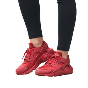 Nike Air Huarache Run 634835-601 Sneakers Womens 6 All Gym Red Running Shoes